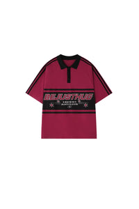BJHG｜Retro Color‑Block Stripe Polo Shirt, Unisex