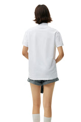 MEDM Patch Embroidery Stand Collar Unisex T-Shirt
