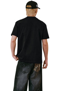 MEDM Jewel Letter Heat Set Print Sorona Cooling Sun Protection Couple Tee