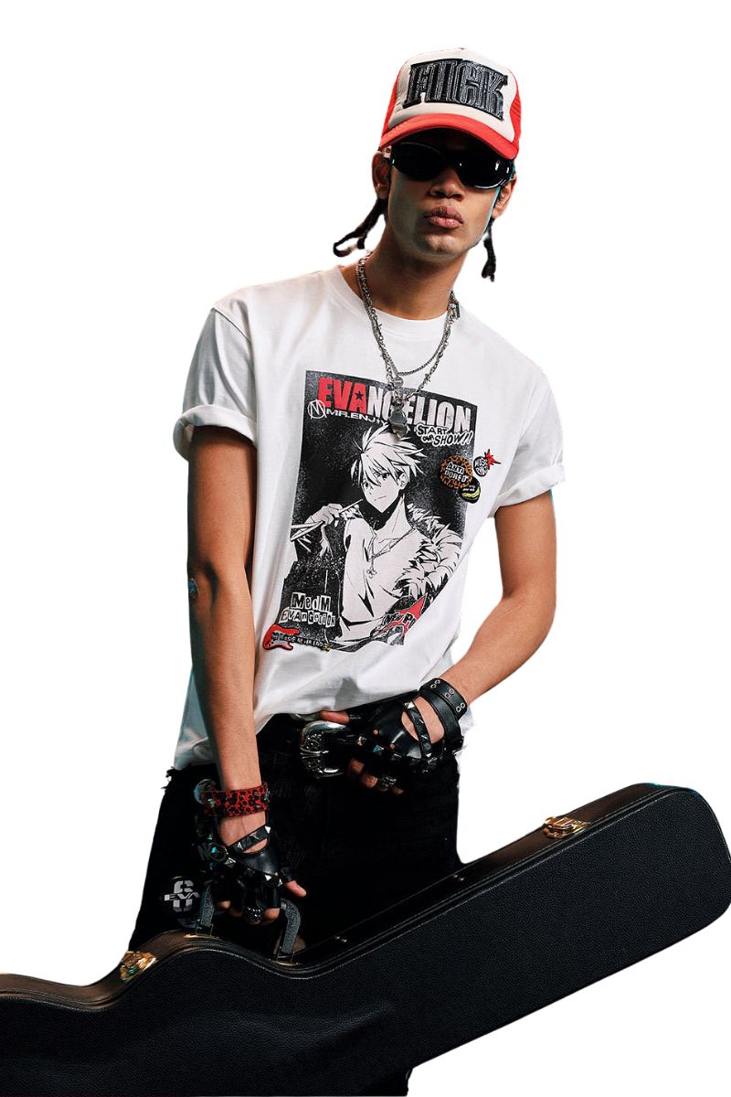 MEDM x EVA NEVER END Series Character Poster T-Shirt
