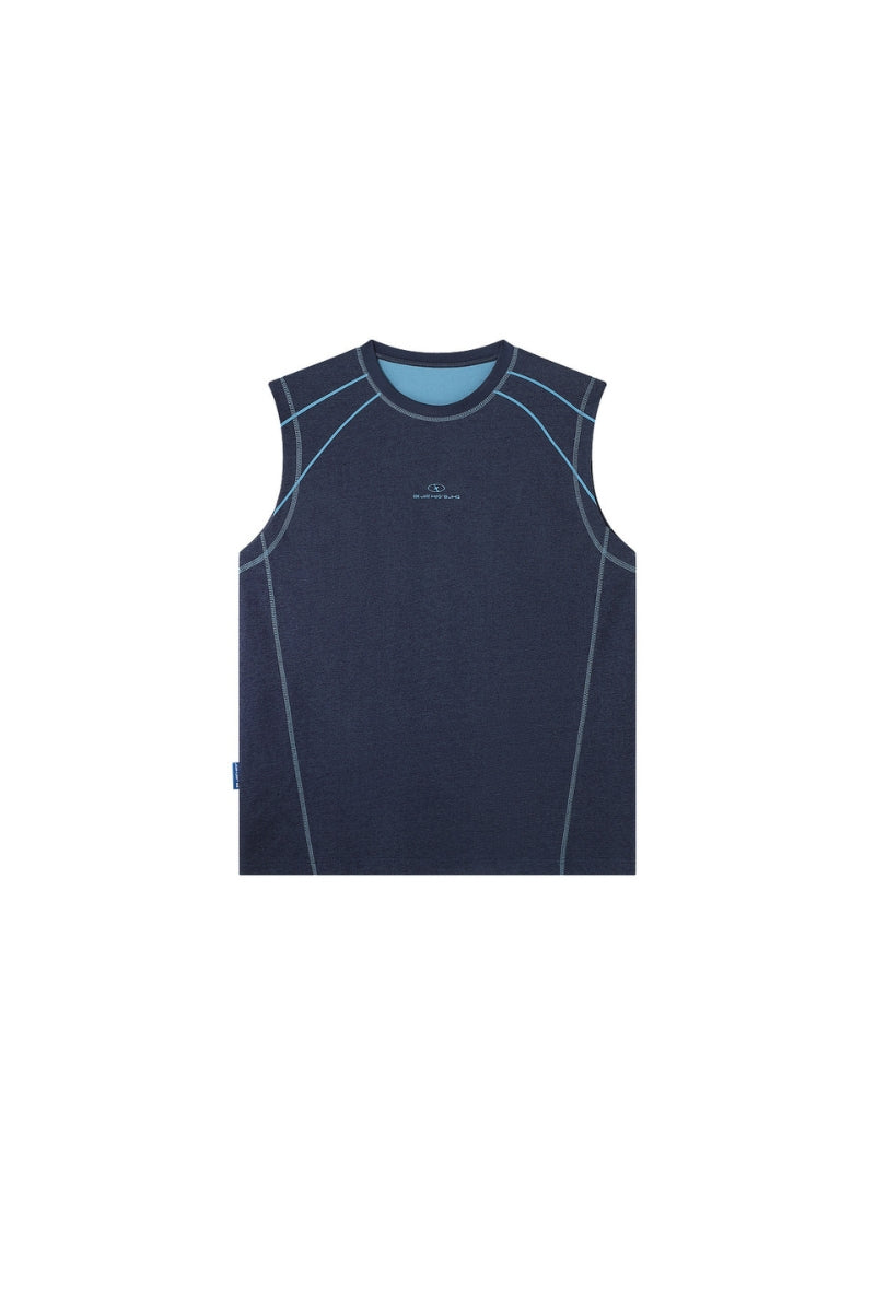 BJHG Men Quick‑Dry Cool Sleeveless Tank Top Summer Basketball Sports Vest