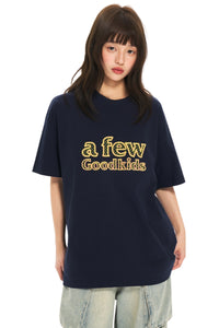AFGK | Hollow Out Embroidered Tee, American Unisex Couple T-Shirt