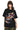 AFGK | Record Surround Logo Print Tee, American Casual Unisex T-Shirt