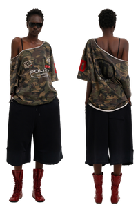 Masonprince  Camouflage Inclusive Knitted Top