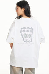 Dangerouspeople DSP Ethnic Diamond Small‑D Sorona T‑Shirt
