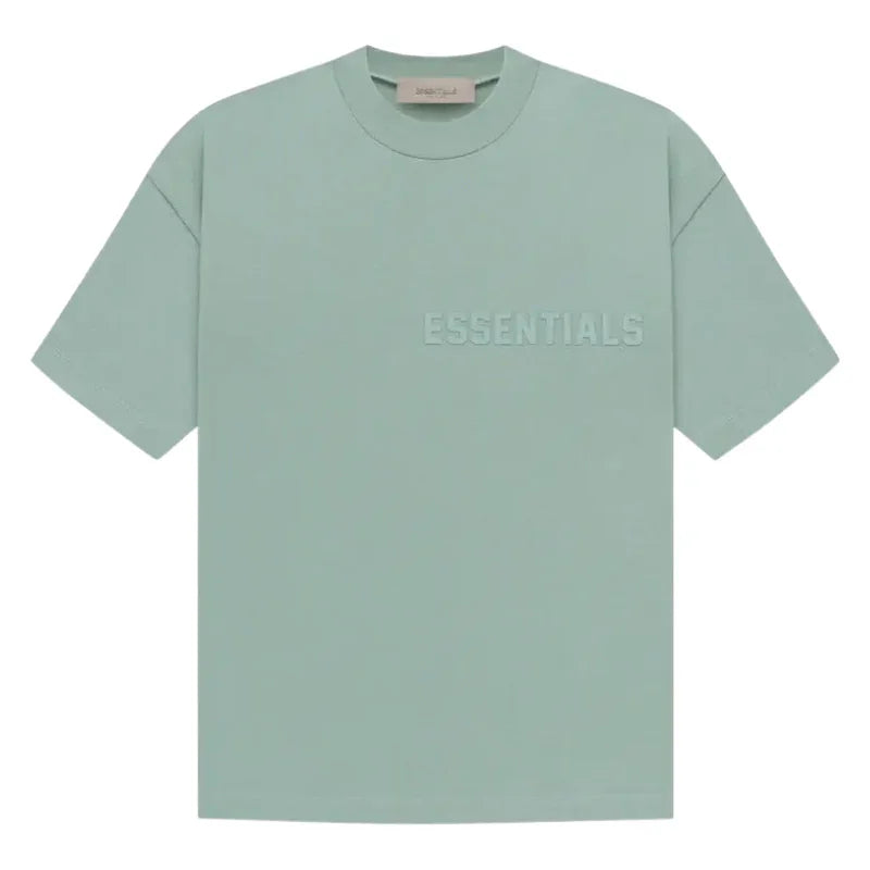 [Loose Fit] Fear Of God Essentials SS23 Rubber Embossed Tee SYCAMORE