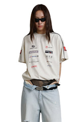 MASONPRINCE Sponsor Red Label Moto Series Cotton Team T-Shirt