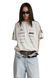 MASONPRINCE Sponsor Red Label Moto Series Cotton Team T-Shirt