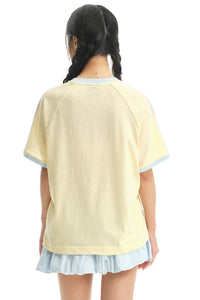 Dangerouspeople DSP Slim‑Fit Lightweight Raglan Sleeve Sporty Tee