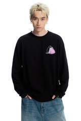 Dangerouspeople | Color Changing Print Letter Long Sleeve Tee