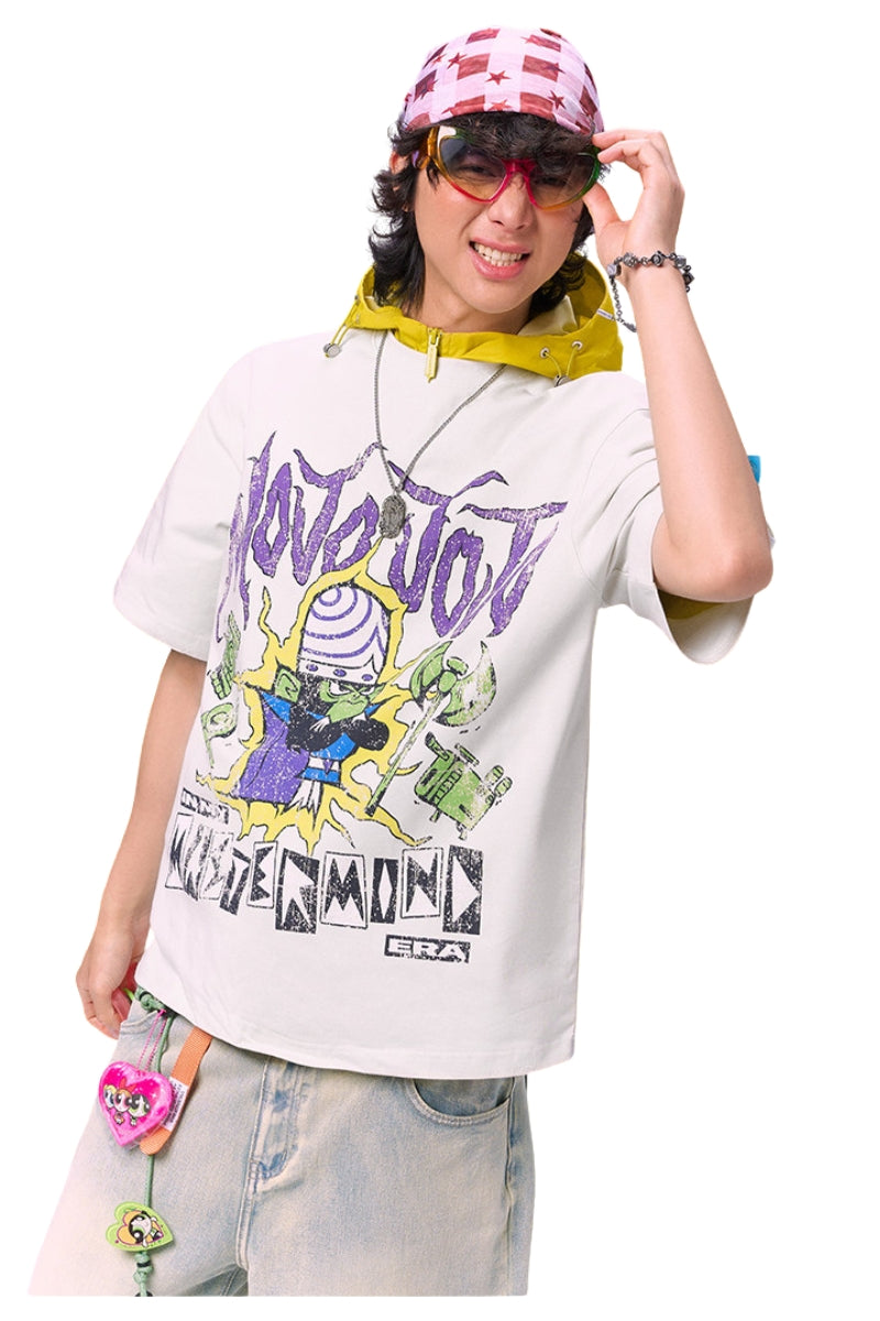 BJHG x Powerpuff Girls Collab American Short‑Sleeve T‑Shirt, Unisex Summer Tee