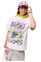 BJHG x Powerpuff Girls Collab American Short‑Sleeve T‑Shirt, Unisex Summer Tee