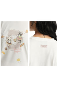 Dangerouspeople DSP Playful Dessert Print Fitted Women's Cool‑Touch T‑Shirt