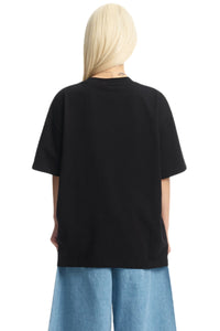 Dangerouspeople DSP Embroidered Flower Pocket Loose Cotton Tee