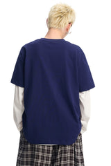 Dangerouspeople DSP Puzzle Dessert Foam Print Casual Unisex T‑Shirt