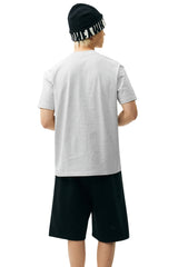 MEDM Sequin Phantom Letter Loose Crew Neck T-Shirt Unisex