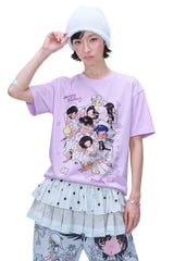 MEDM × Niaoyiyi | Nap Cartoon Versatile Women Crew Tee
