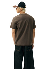 MEDM Heavyweight Embroidered Logo Crew Neck Tee