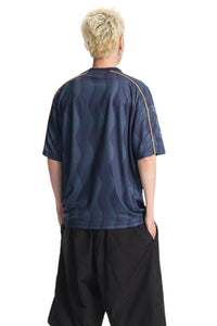 Dangerouspeople Embroidered Football Sport Loose Tee
