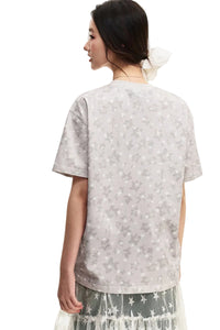 MEDM Camo Leopard Star Patch Logo Tee