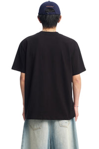 Dangerouspeople DSP Fun Fruit Print Drop‑Shoulder 100% Cotton T‑Shirt