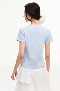 MEDM Graffiti Star Print Raglan Tee
