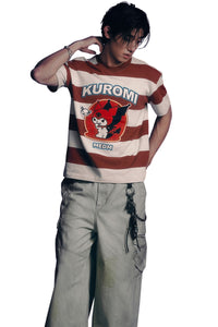 MEDM x Sanrio Kuromi Striped Graphic Tee