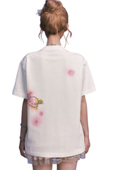 MEDM x Sanrio Kuromi Rhinestone Graffiti Tee