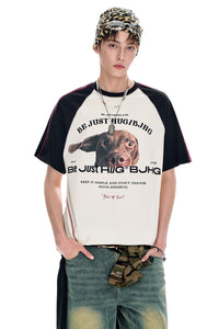 BJHG Streetwear Print Quick‑Dry Tee | Unisex Summer Sports Couples Top