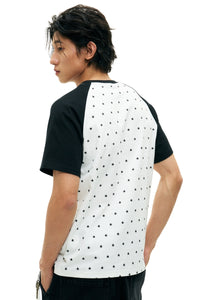 MEDM All Over Star Heart Print Couple Tee