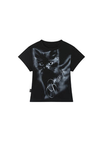 BJHG Women Cat Graphic Tee Vintage Summer Streetwear T‑Shirt