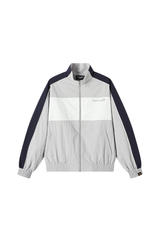 Dangerouspeople | Color Block Letter Zip Jacket