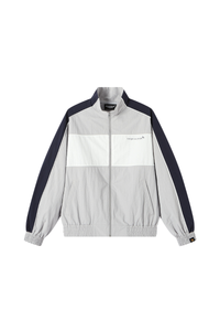 Dangerouspeople | Color Block Letter Zip Jacket