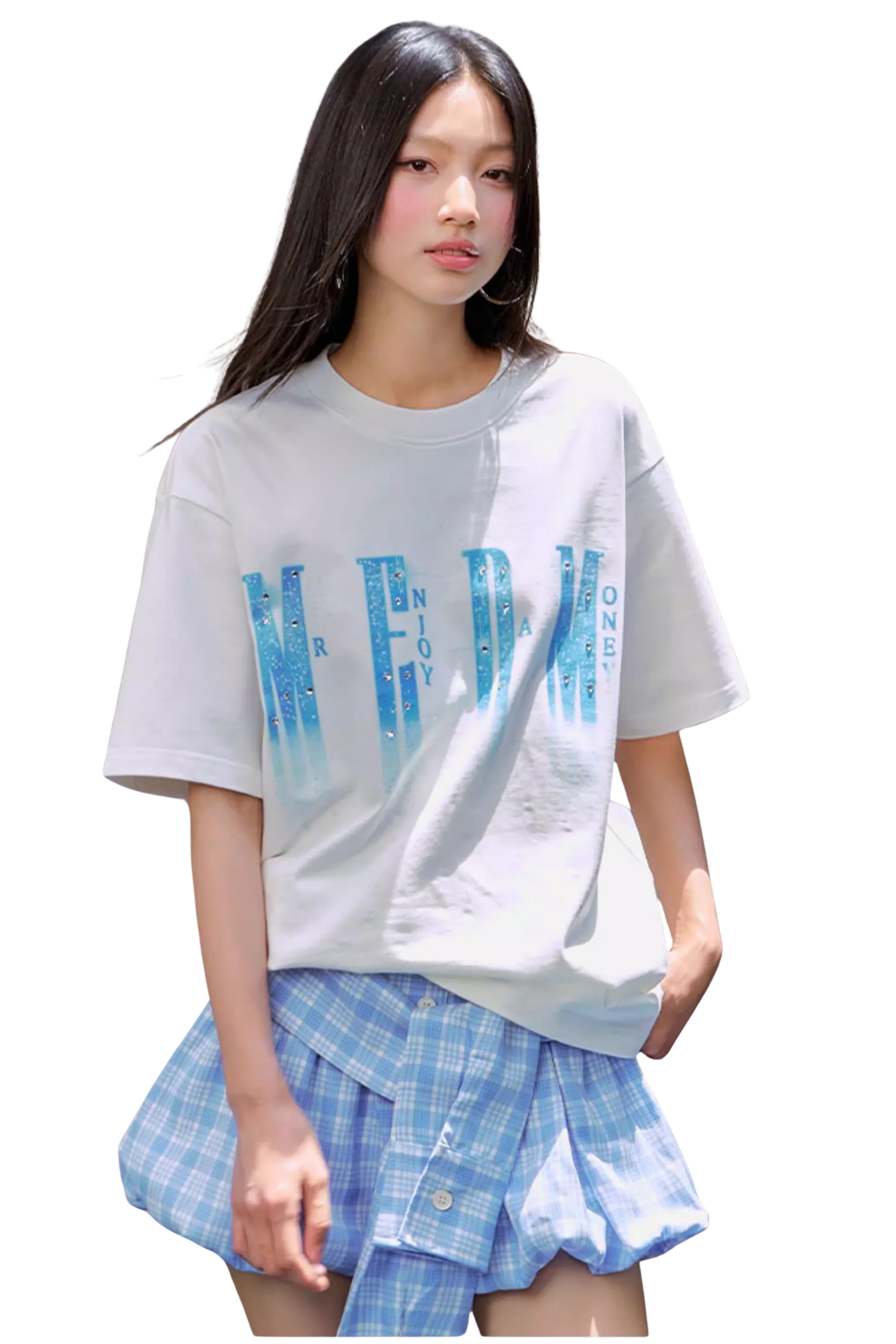 MEDM SS25 Rhinestone Sparkling Tee
