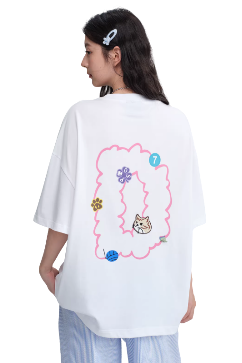 Dangerous People Playful Cat Tee