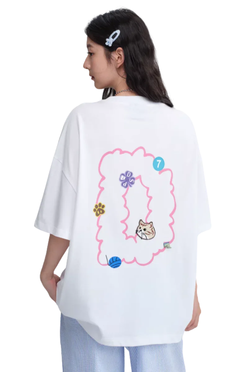 Dangerous People Playful Cat Tee