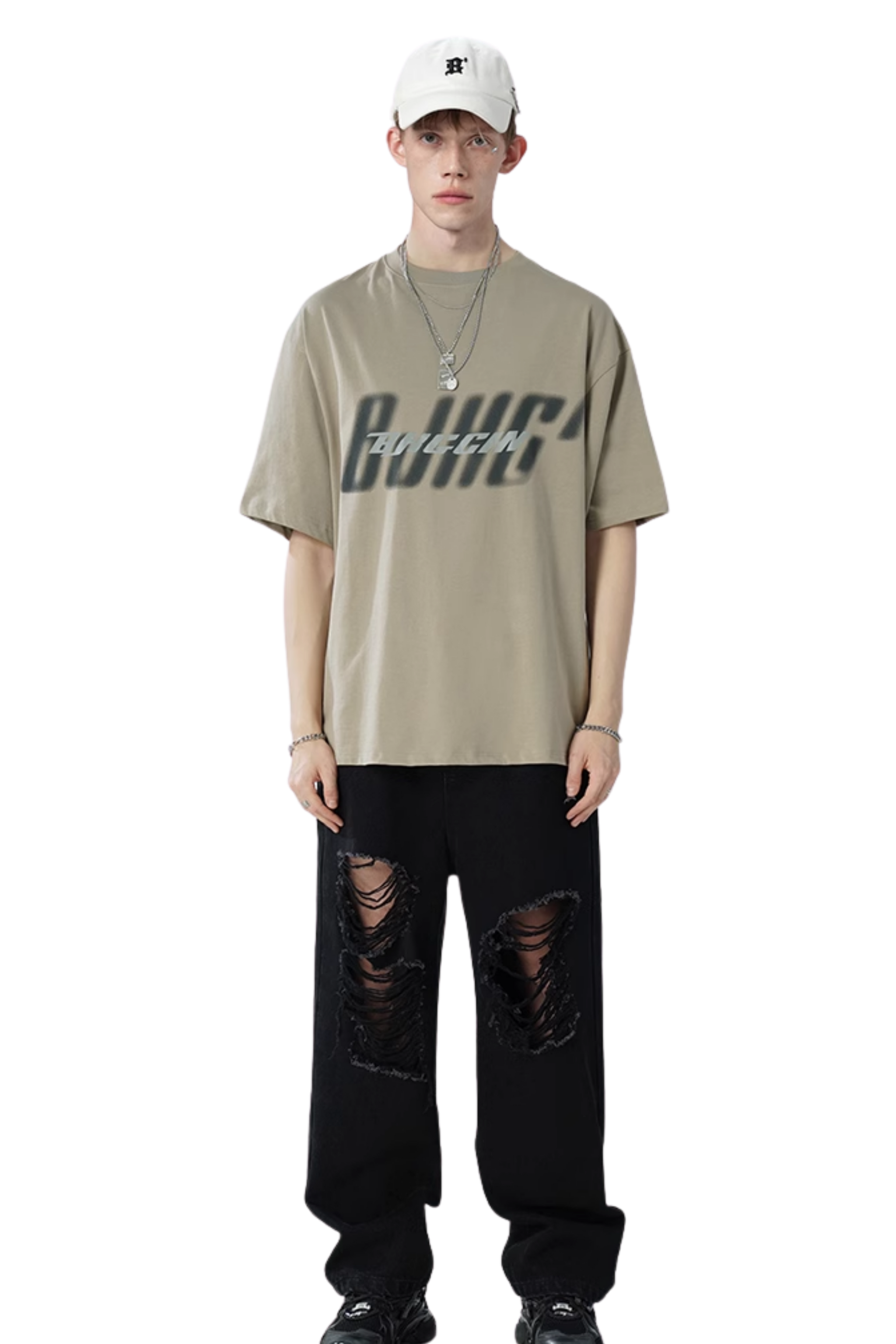 BJHG 3M Reflective Double Print Cotton Tee