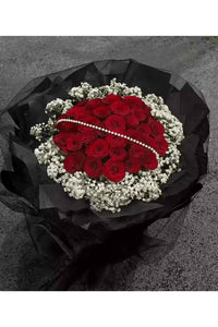 52 Roses Flowers Bouquet & Led Light Everlasting Soap Roses