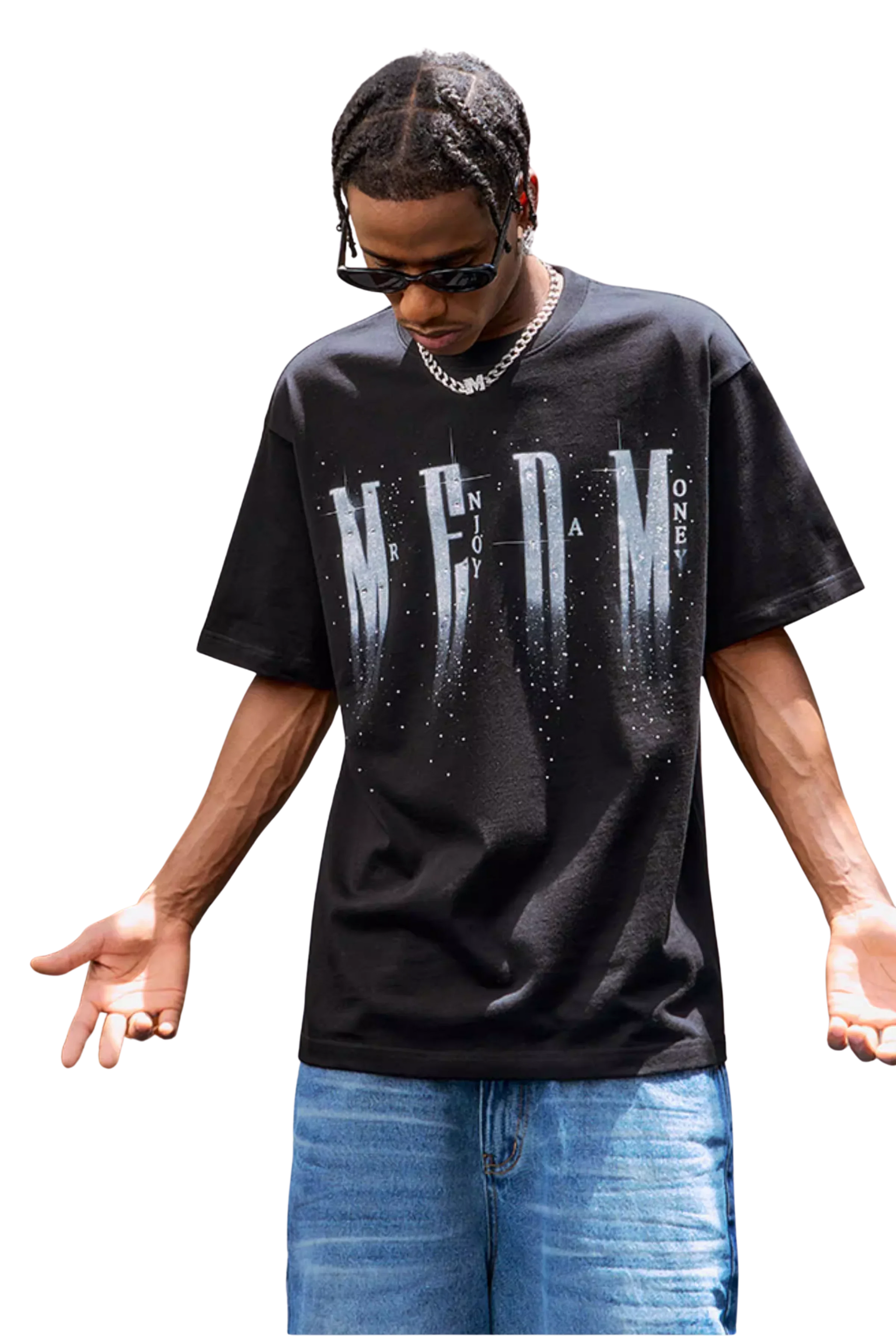 MEDM SS25 Rhinestone Sparkling Tee