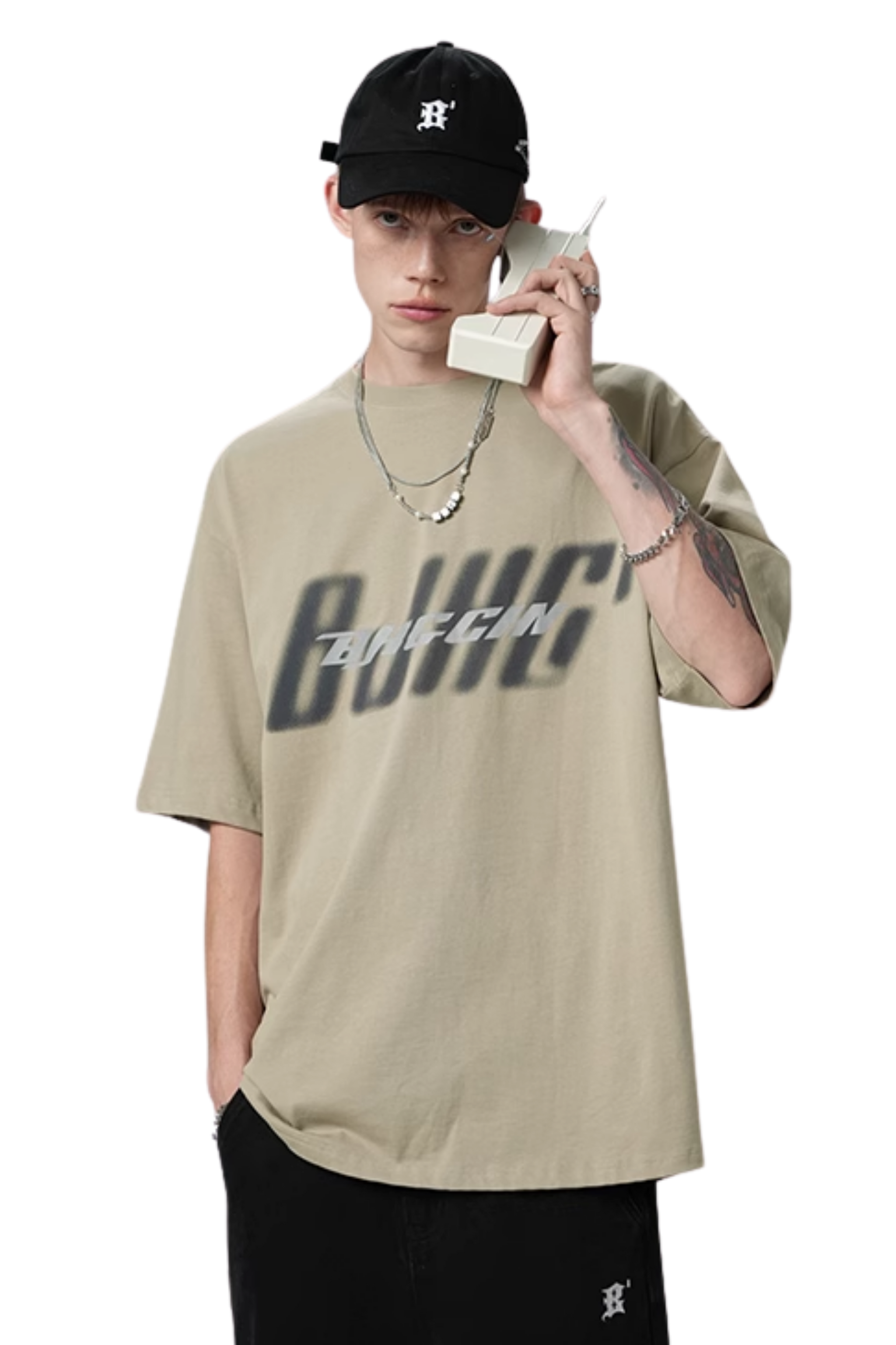 BJHG 3M Reflective Double Print Cotton Tee