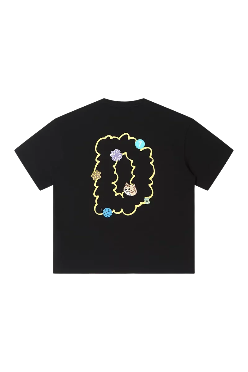 Dangerous People Playful Cat Tee