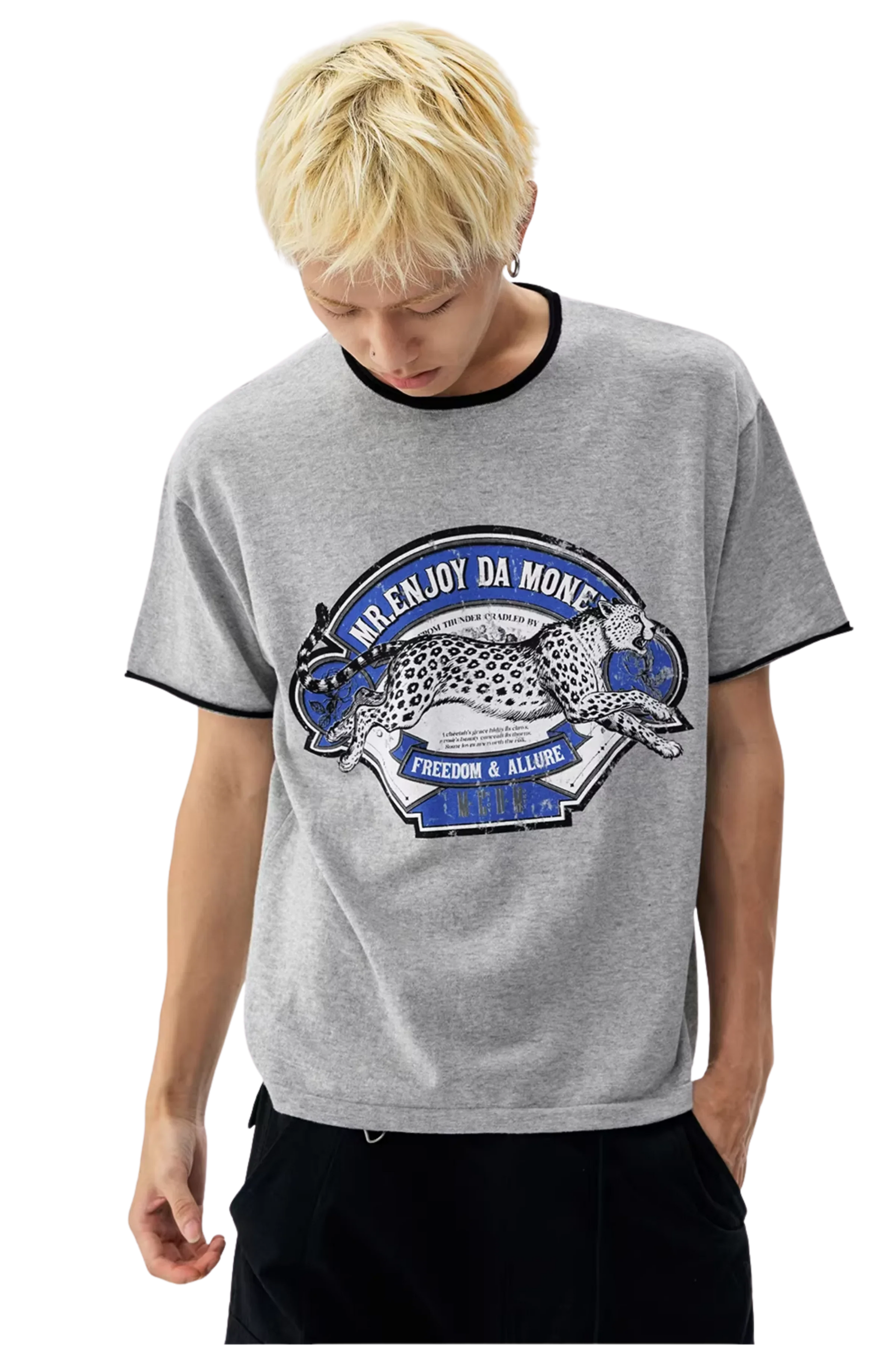MEDM Cheetah Print Tee