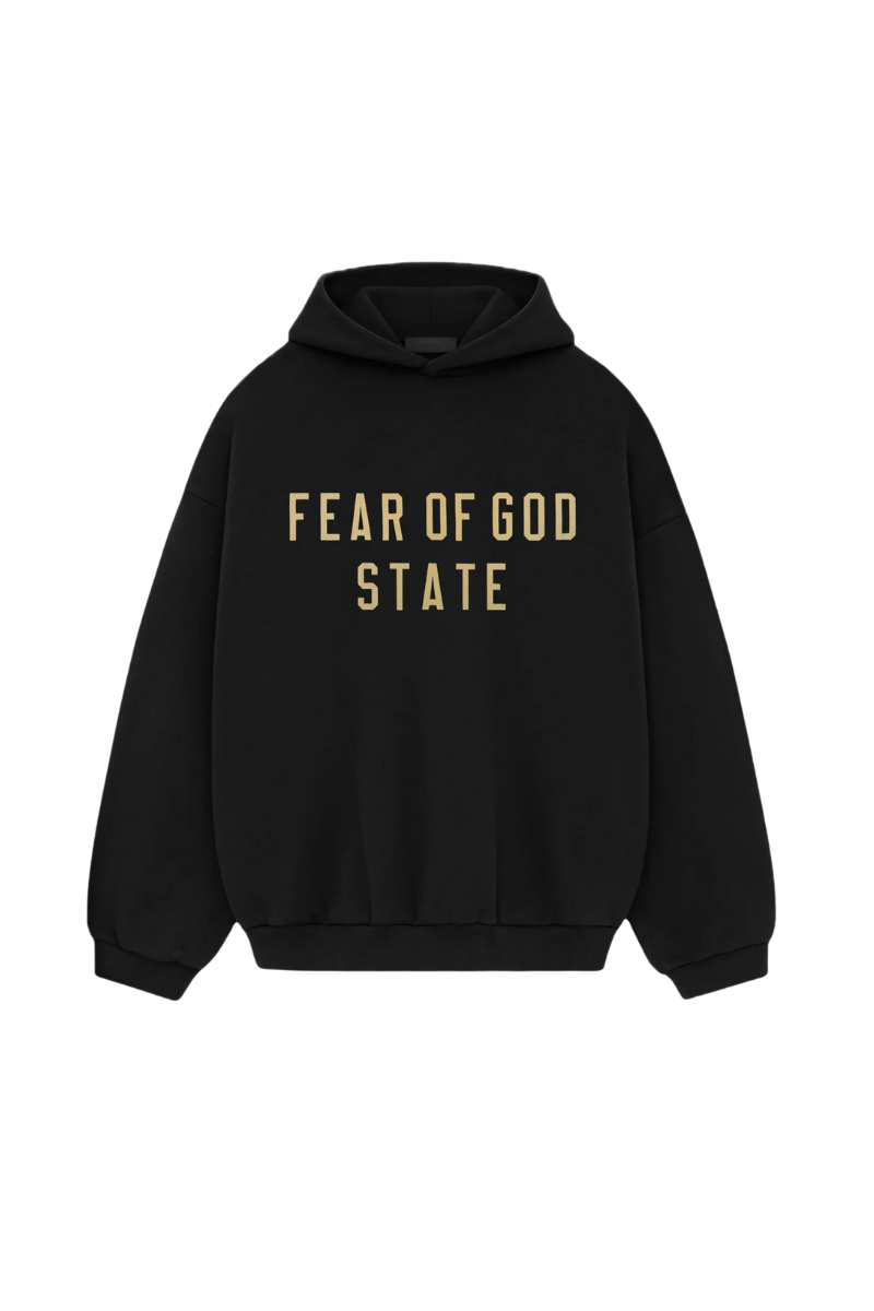Fear Of God Essentials FW24 State Hoodie BLACK [192BT246250F