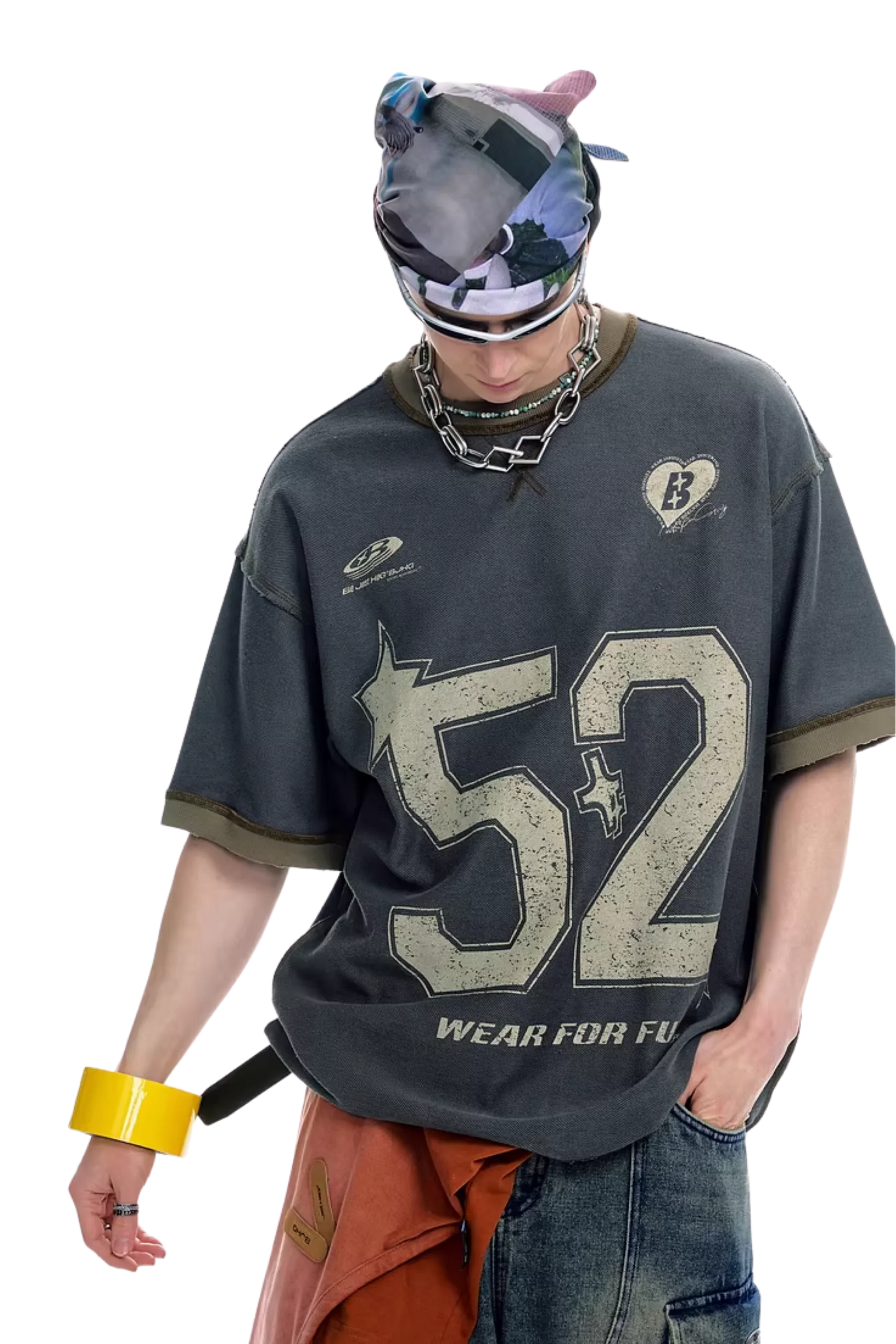 BJHG No.52 Jersey Style Cotton Tee