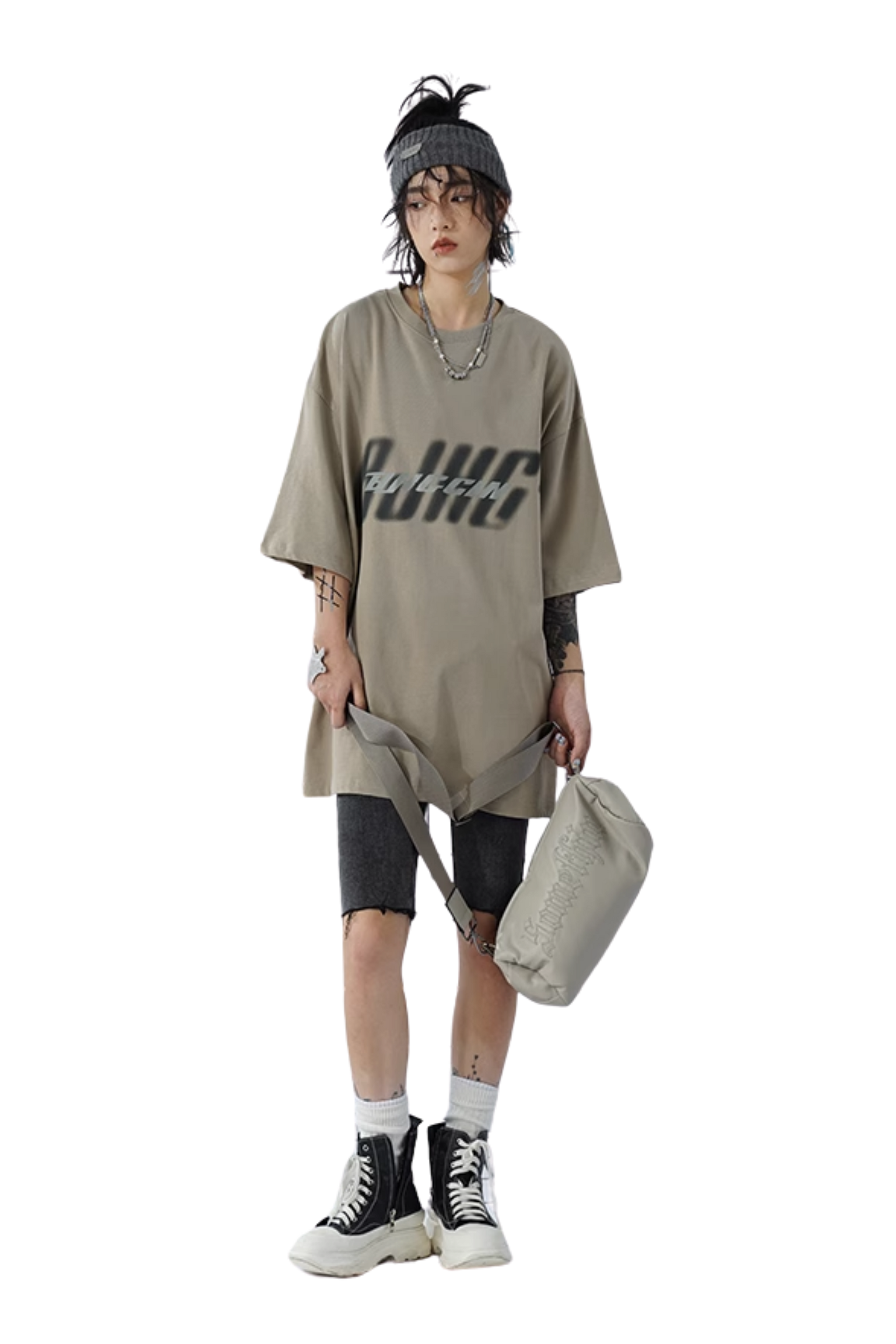 BJHG 3M Reflective Double Print Cotton Tee
