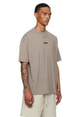 [Smaller Cutting] SS25 Essentials Fear Of God Classic Fit Tee HOMESTEAD HEATHER