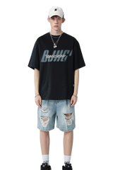 BJHG 3M Reflective Double Print Cotton Tee