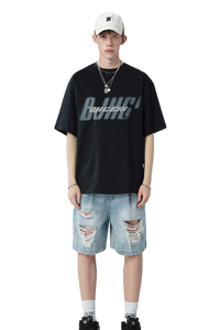 BJHG 3M Reflective Double Print Cotton Tee