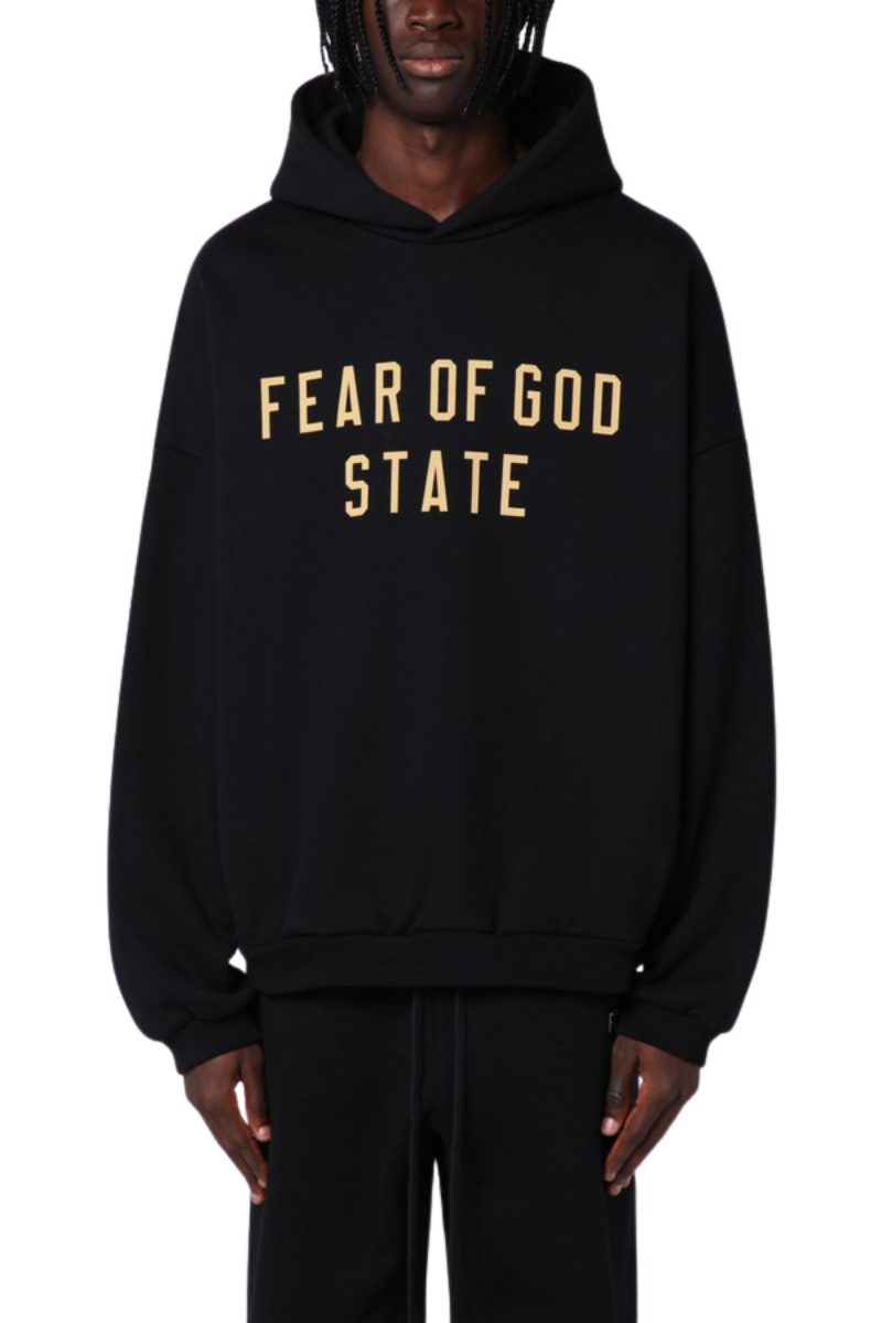 Fear Of God Essentials FW24 State Hoodie BLACK [192BT246250F]