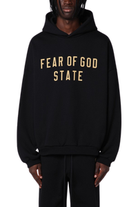 Fear Of God Essentials FW24 State Hoodie BLACK [192BT246250F]